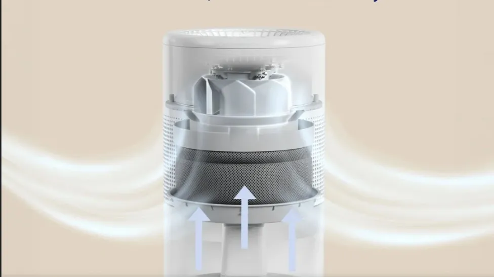Clean indoor surface without mineral dust from mist humidifiers